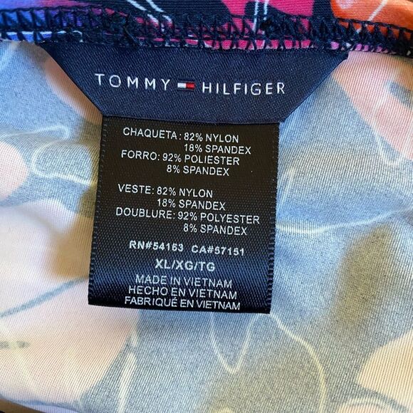 NWT Tommy Hilfiger Monstera Leaf Halter Tankini Top Size XL Multicolor Swim Top - Picture 12 of 12